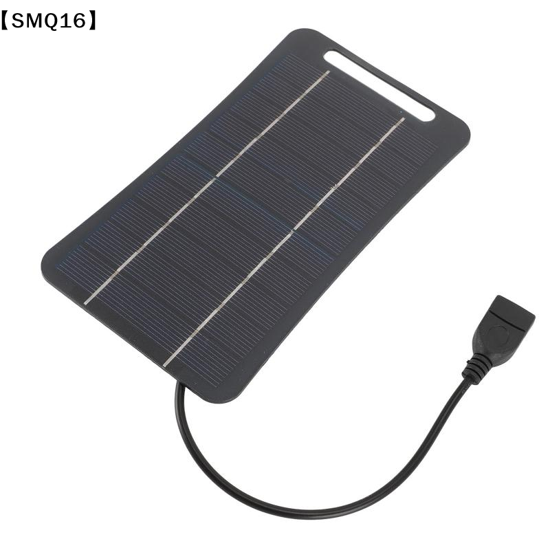Usb Charger Dynamo - 2W Solarlader Draagbaar met USB-C Snelladen