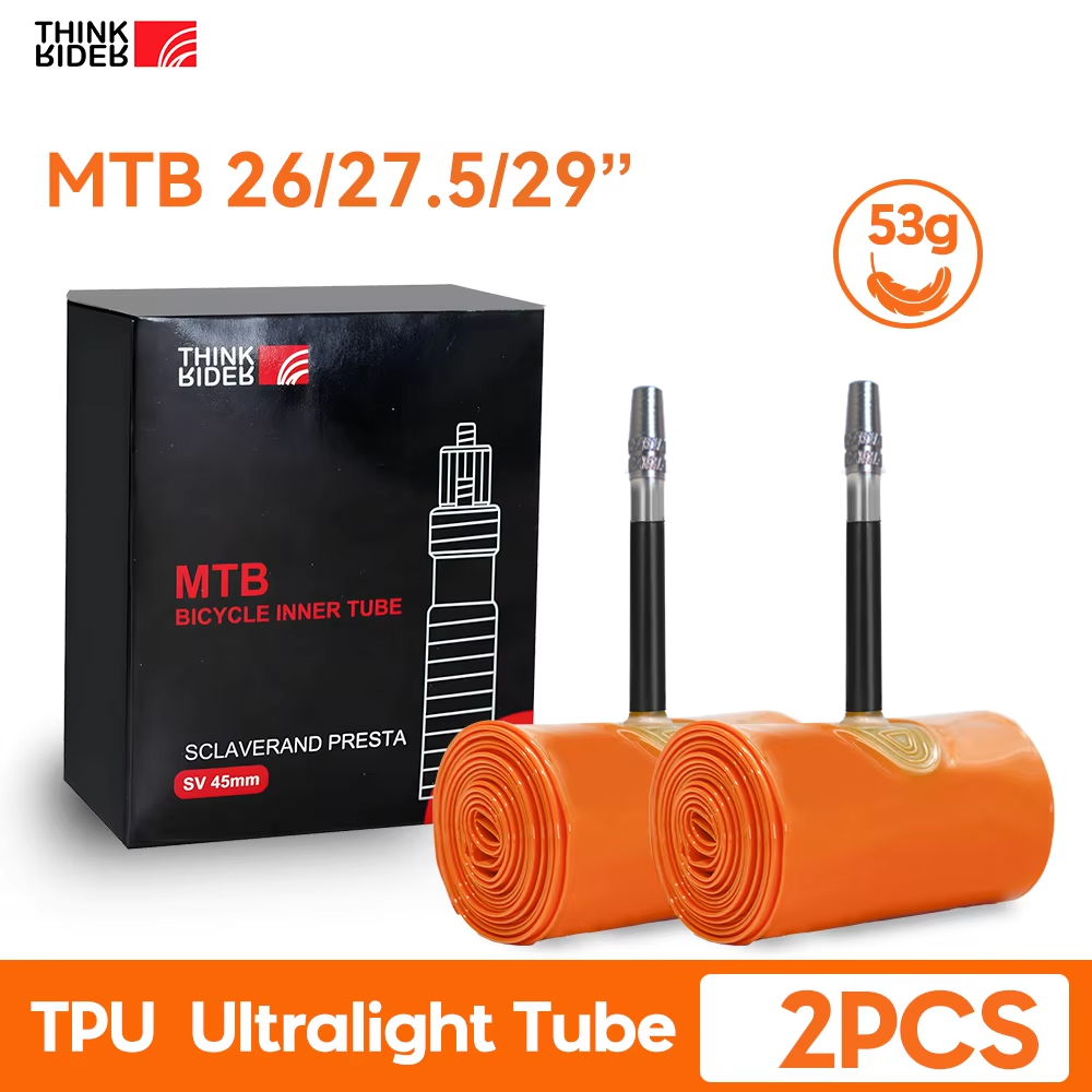 Inner Tube 700C - Thinkrider 2psc Ultralichte Fiets Binnenband 26