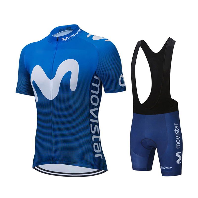 Cycling Commuter Shorts - Nieuwe Zomer Movistar Team Wielertrui Sets