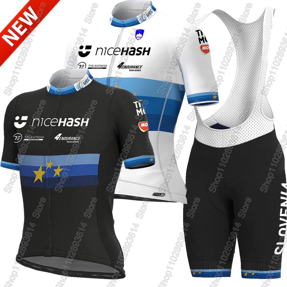 Cycling Commuter Shorts - Slovenië 2026 Nationaal Team Europese Wielertrui