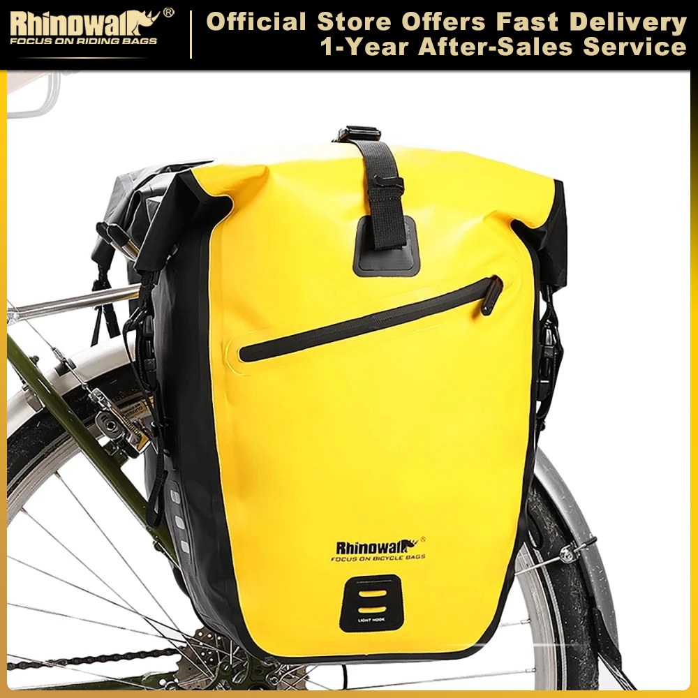 Panniers Waterproof Rear - Rhinowalk Waterdichte Fietstas 20L/27L Reistas Fiets