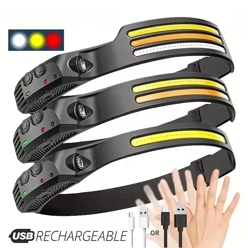 Cycling To Work - Multifunctionele COB-koplamp Inductie 6000K LED Bar