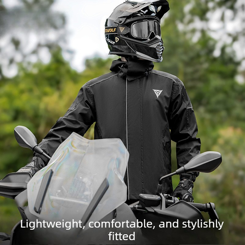 Motorregenpak, waterdichte jas - Cycling Commute In Rain recensie en prijs