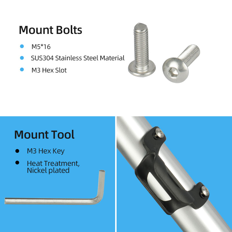 MTB 20-28 mm diam. Fietspompho - Bike Pump Frame Mount recensie en prijs
