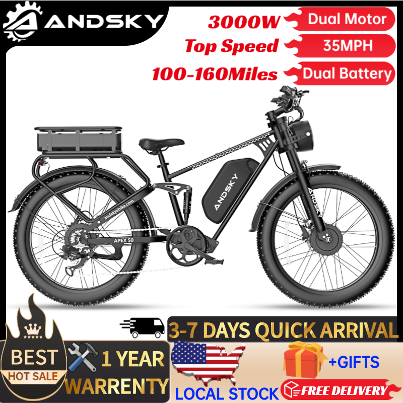ANDSKY Apex50 AWD Elektrische  - Bike Pump Frame Mount recensie en prijs