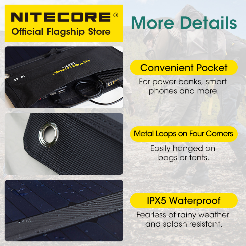 NITECORE FSP30 30W draagbaar z - Usb Charger Dynamo recensie en prijs